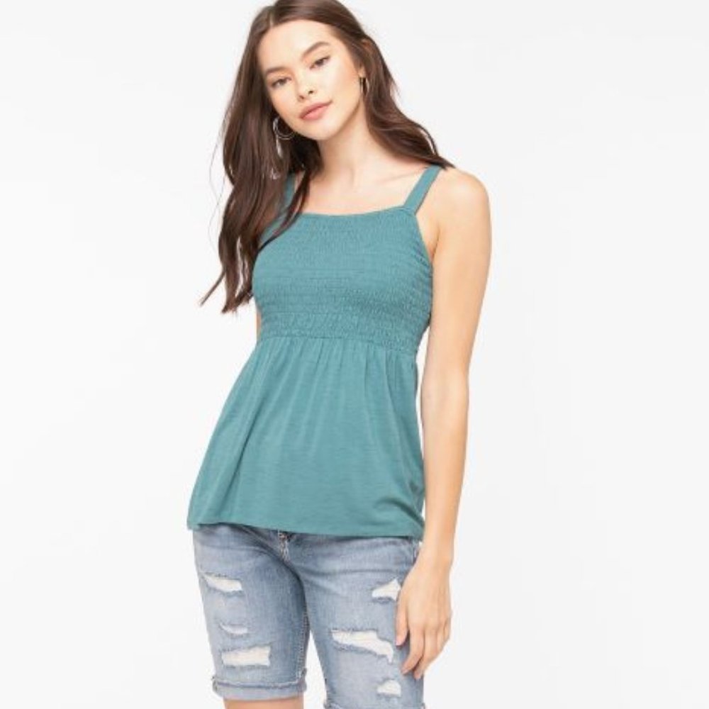 Rickis Smocked Strappy Babydoll